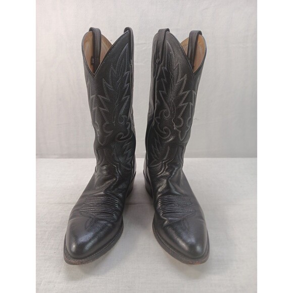 Dan Post Men\'s Boots Black Leather Size 10D main image 4